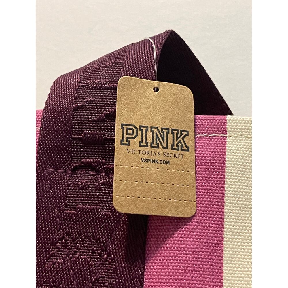 NWT PINK Tote Bag Pink and Purple Great for Travel - Picture 4 of 7